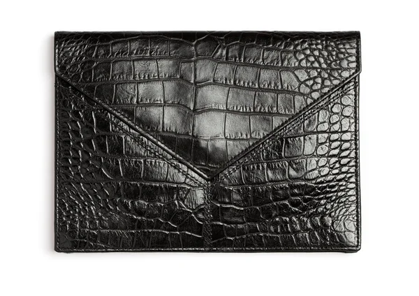 Pochette in pelle di coccodrillo — Foto Stock