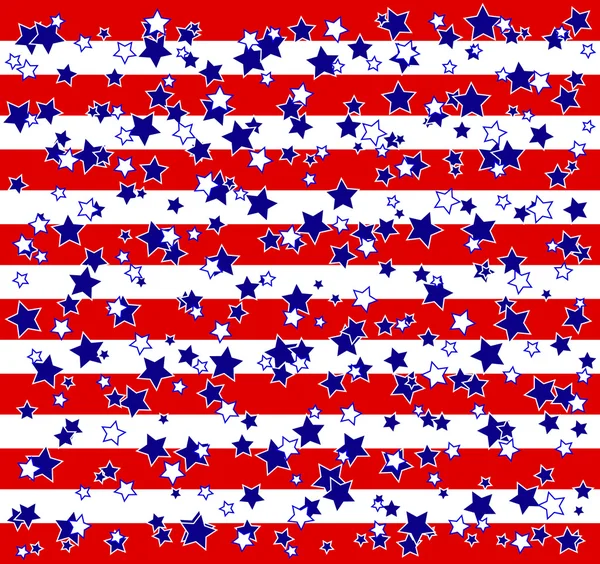 American Stars and Stripes Contexte — Image vectorielle