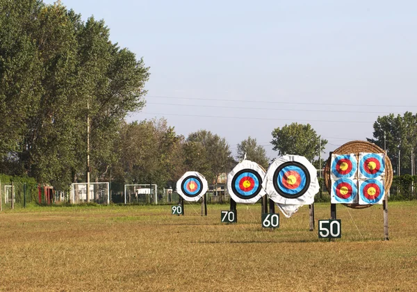 Obiettivi del tiro con l'arco — Foto Stock