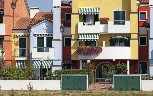 Colored houses — Stock Photo, Image