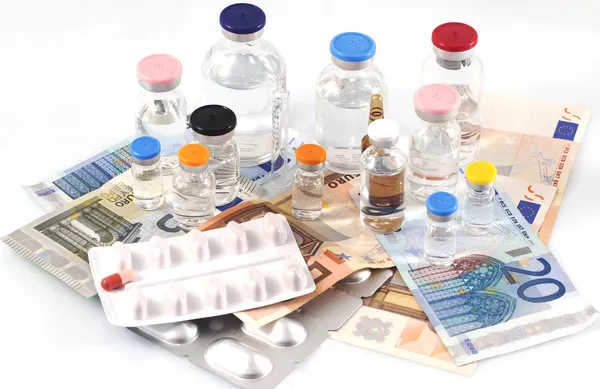 Costo farmaceutico — Foto Stock
