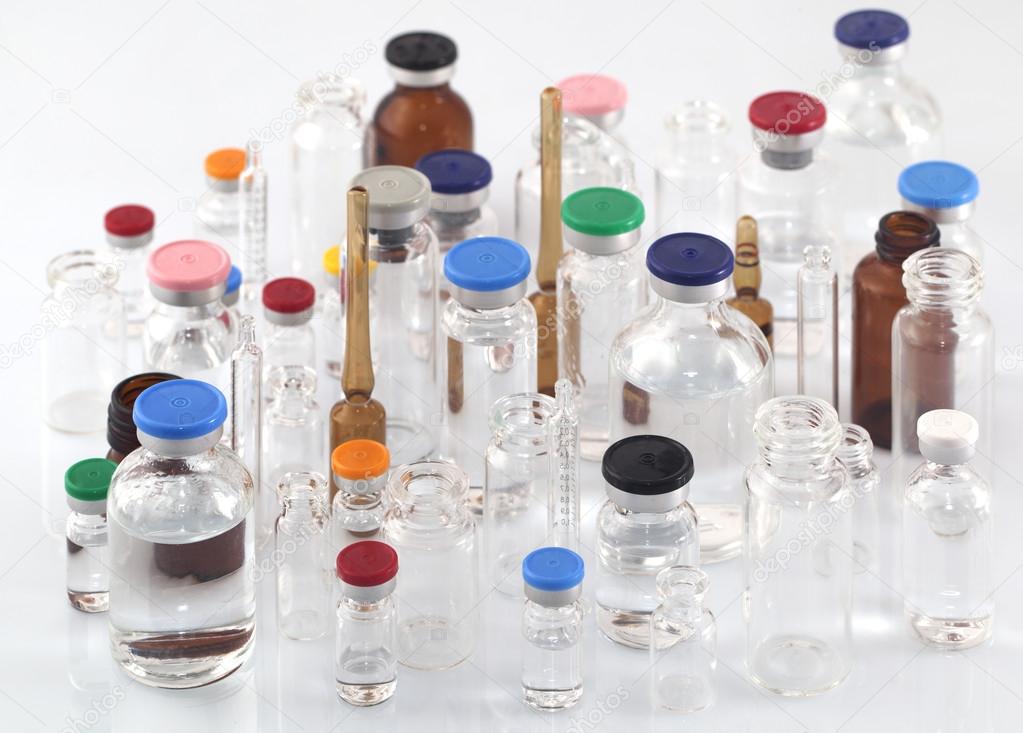 Pharmaceutical vials Stock Photo by ©cheyennezj 29118305