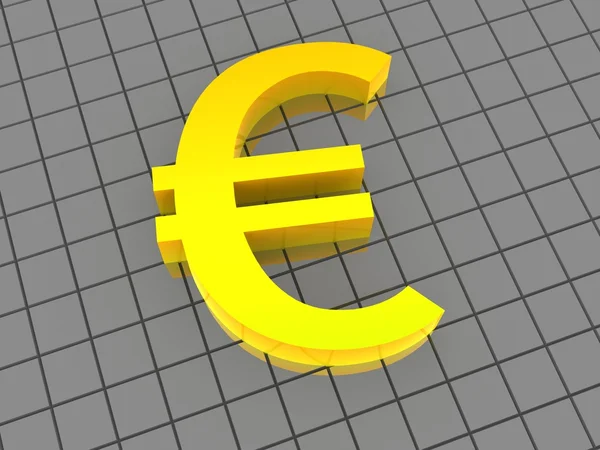 Euro. 3D — Stockfoto