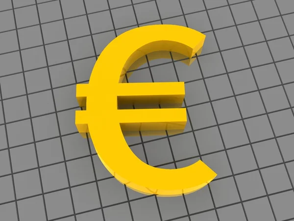 Euro. 3d — Stock Photo, Image