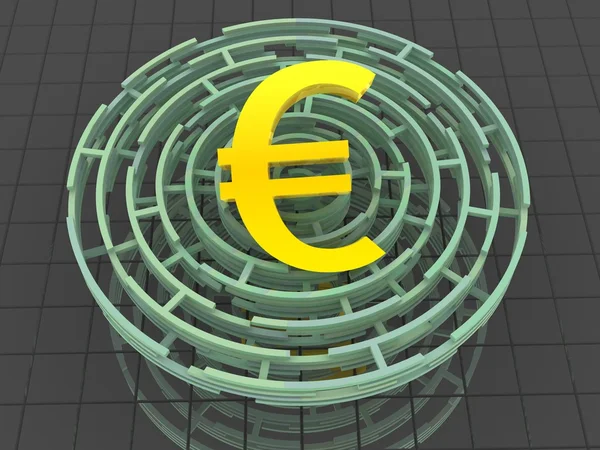 Euro. 3D — Stok fotoğraf