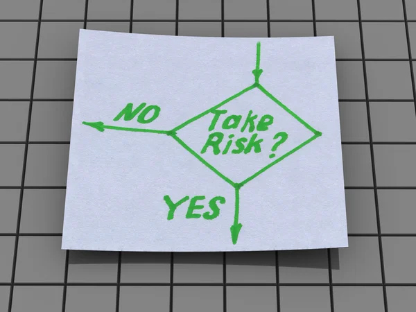 Assumir o risco — Fotografia de Stock