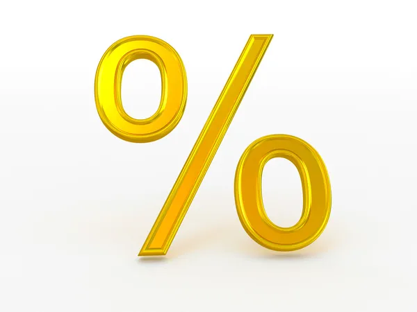 Percentagem — Fotografia de Stock