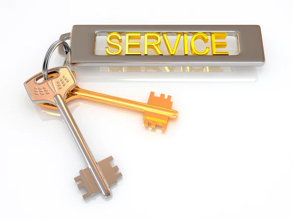 Schlüssel zum Service — Stockfoto