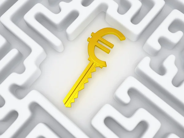 Key to labyrinth — Stock Photo, Image