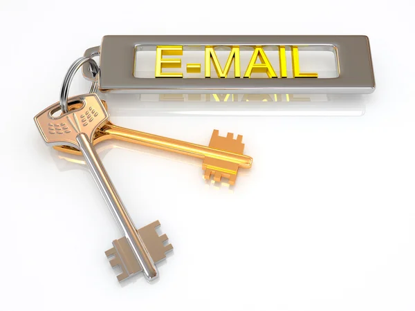 Key to e-mail — Stock Photo, Image