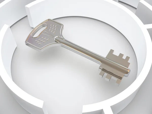 Key to labyrinth — Stock Photo, Image