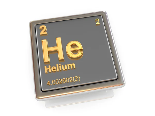 L'hélium. Élément chimique . — Photo