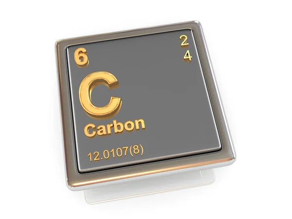 炭素。化学要素. — ストック写真