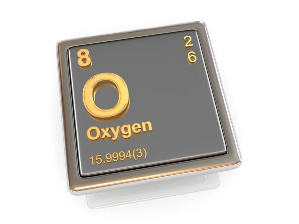 Oxygen. Chemical element. — Stock Photo, Image