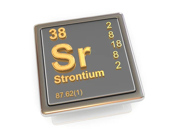 Strontium. grundämne. — Stockfoto