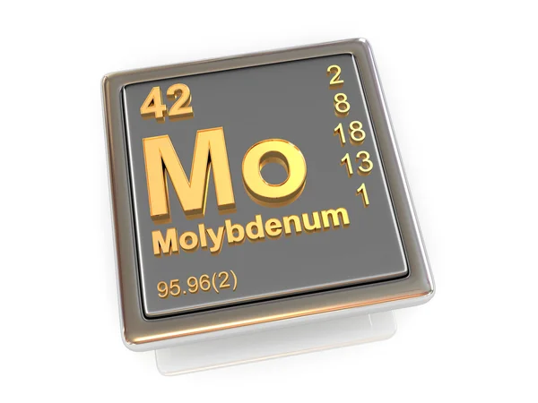 Molybdenum. Chemical element. — Stock Photo, Image