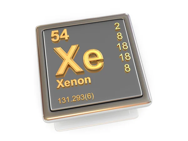 Xenon. Elemento químico . — Foto de Stock