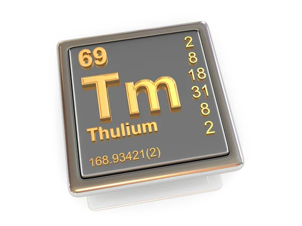 Thulium. Chemical element. — Stock Photo, Image