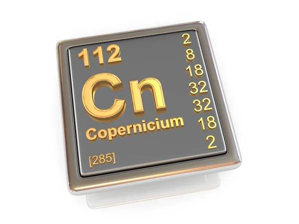 Copernicium. pierwiastek chemiczny. — Zdjęcie stockowe