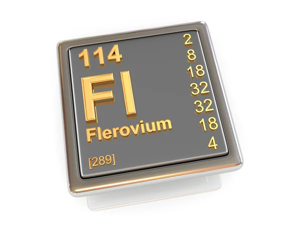 Флеровиум. Химический элемент . — стоковое фото