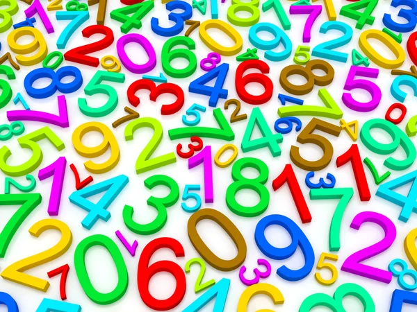 Background of numbers — Stock Photo, Image