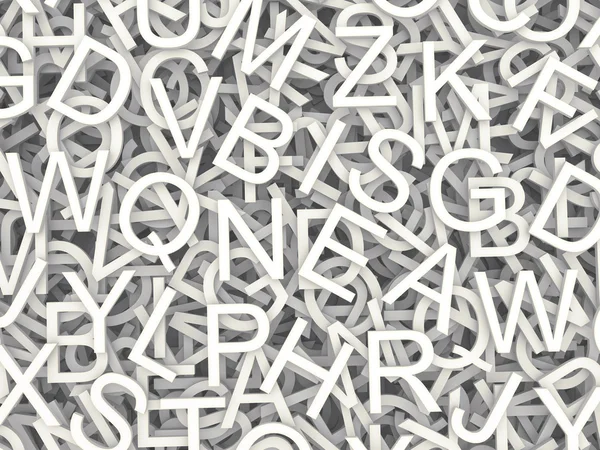 Letters of the English alphabet. — Stock Photo, Image