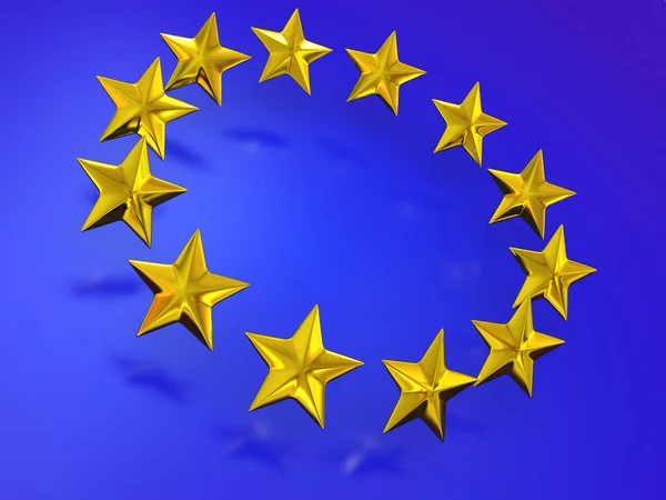 Stelle dell'Unione europea . — Foto Stock