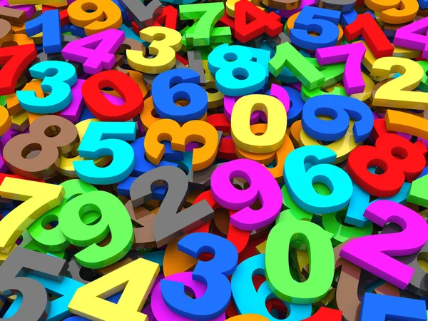 Background of numbers. — Stock Photo, Image