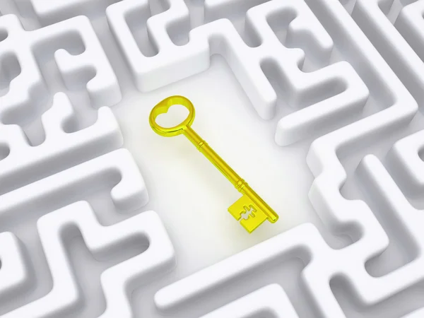 La chiave del labirinto . — Foto Stock