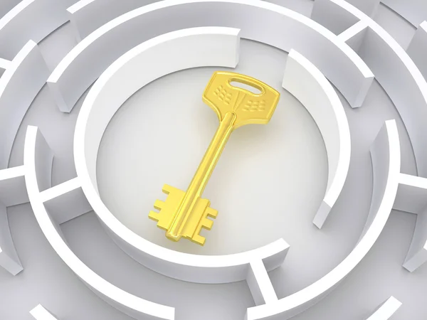 Key to labyrinth. — Stock Photo, Image