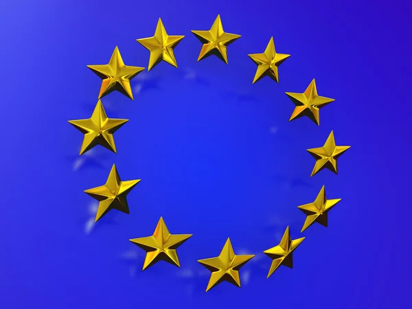 Stelle dell'Unione europea . — Foto Stock