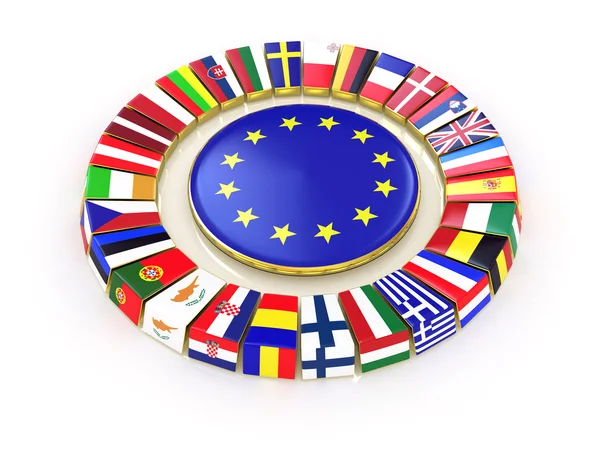 De Europese Unie. — Stockfoto