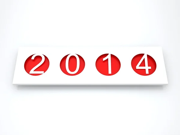 Felice anno nuovo 2014. — Foto Stock