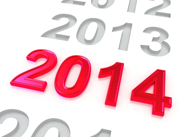 Gelukkig nieuwjaar 2014 — Stockfoto