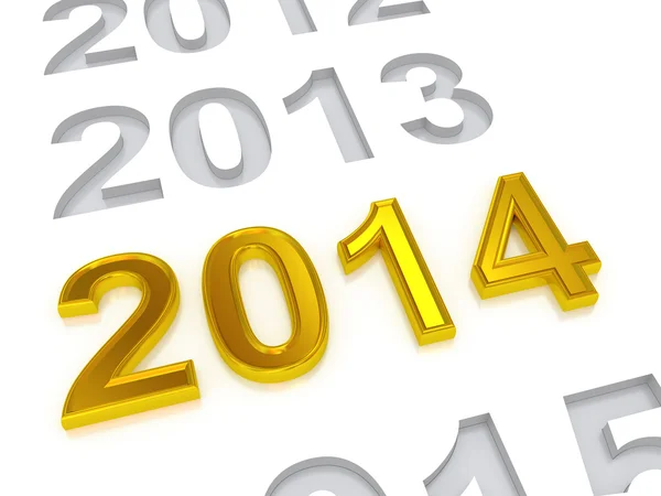 Happy New Year 2014 — Stock Photo, Image