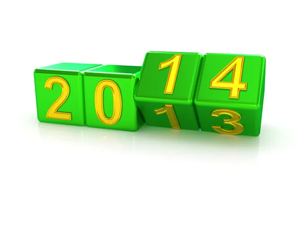 Feliz Año Nuevo 2014 — Foto de Stock