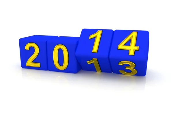 Felice anno nuovo 2014 — Foto Stock