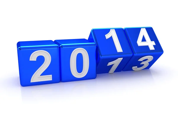 Frohes neues Jahr 2014 — Stockfoto