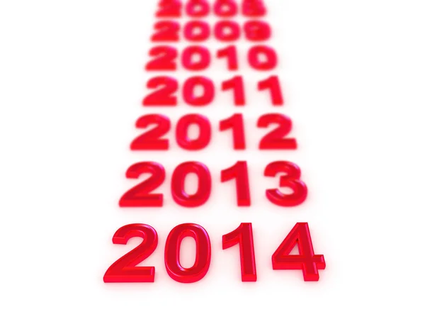 Felice anno nuovo 2014 — Foto Stock