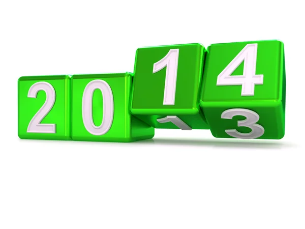 Feliz Año Nuevo 2014 —  Fotos de Stock