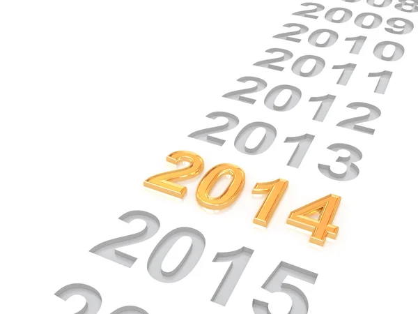 Happy New Year 2014 — Stock Photo, Image