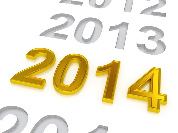 Happy New Year 2014 — Stock Photo, Image