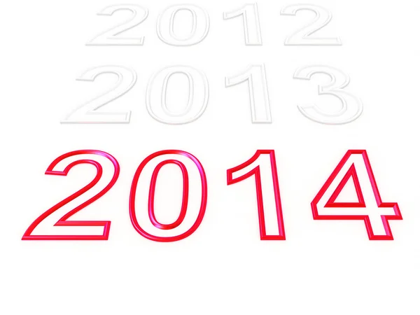Šťastný nový rok 2014 — Stock fotografie