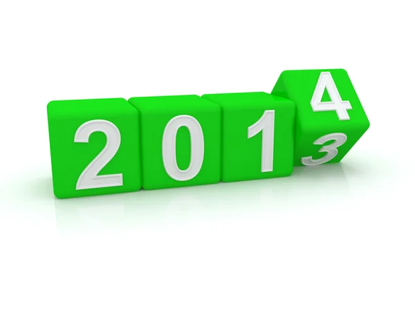 Feliz Año Nuevo 2014 — Foto de Stock