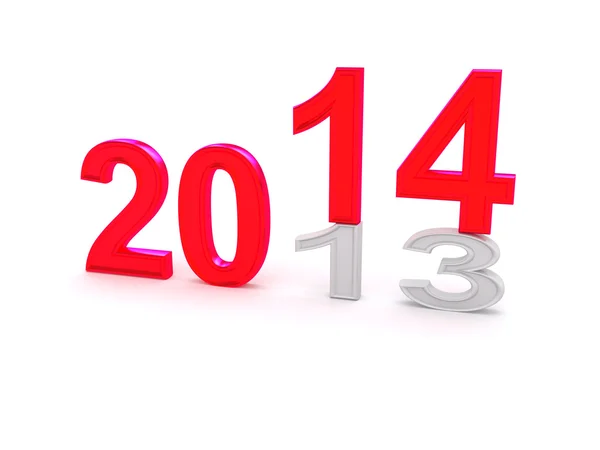 Felice anno nuovo 2014 — Foto Stock