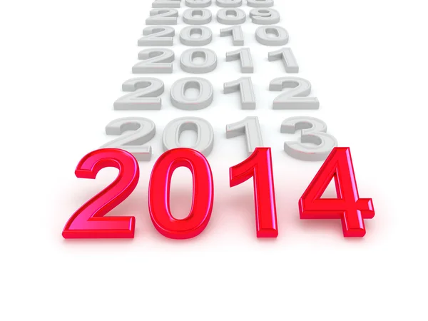 Gott nytt år 2014. — Stockfoto