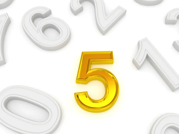 Cinco.. — Fotografia de Stock