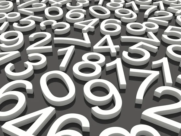 Background of numbers. — Stock Photo, Image