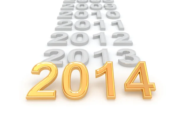 행복 한 새해 2014 — 스톡 사진