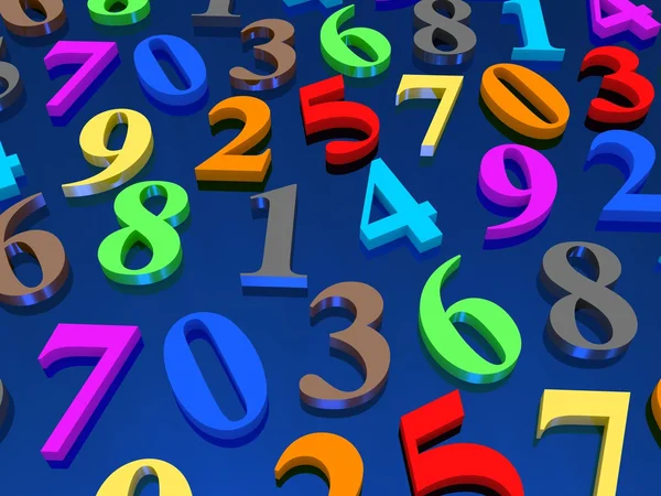 Background of numbers. — Stock Photo, Image